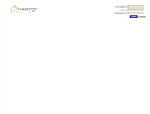 Tablet Screenshot of dynamicevents.emeetingsonline.com